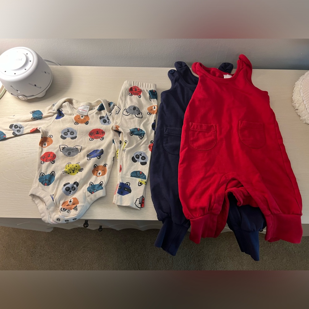 Hanna Andersson, matching set, 6-12 months